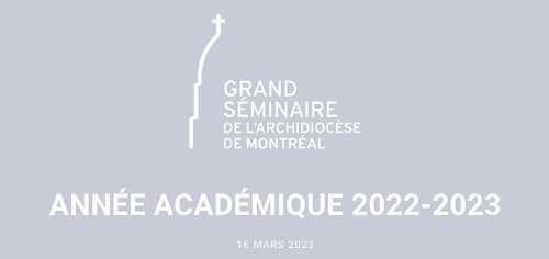 Présentation du programme du Grand Séminaire de l'Archidiocèse de Montréal