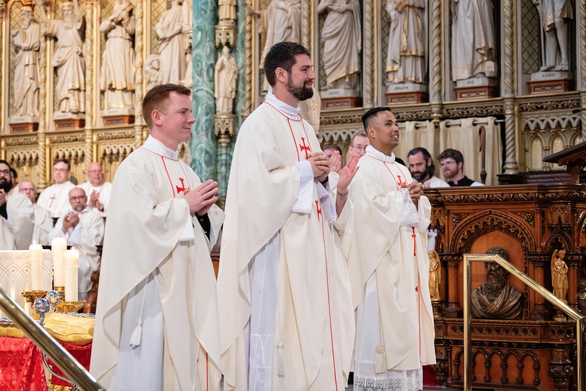 Daniel Ramos Isaac Longworth Kevin Darwent Ordinations Compagnons de la Croix 17 juin 2023